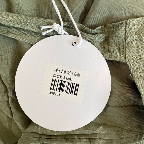 Princess Polly Khaki Wrap Skirt NWT! - Picture 8 of 11